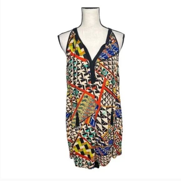 ASTR Colorful Tassel Sleeveless Shift Dress - Picture 2 of 5